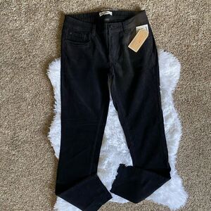 Copper Key Corduroy Pants Black Cotton Viscose Women’s Size 7 NEW